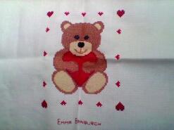 Cross stitch square for Bray S's quilt