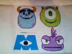 Cross stitch square for Reggie B's quilt