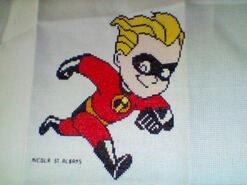 Cross stitch square for Reggie B's quilt