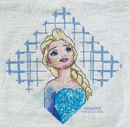 Cross stitch square for Millie G's quilt