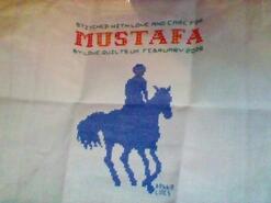 Cross stitch square for Mustafa A's quilt