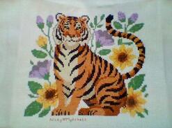 Cross stitch square for Felicity A's quilt