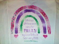 Cross stitch square for Molly M's quilt