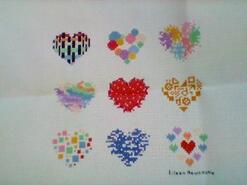 Cross stitch square for Molly M's quilt