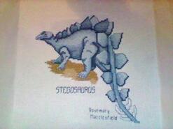 Cross stitch square for Kobie-Jae's quilt