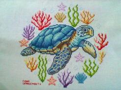 Cross stitch square for Brody W's quilt