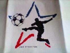 Cross stitch square for Cole W's quilt