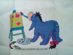 Cross stitch square for any child
