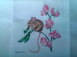Cross stitch square for Ivy S's quilt
