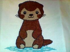 Cross stitch square for Ivy S's quilt