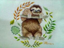 Cross stitch square for Ivy S's quilt
