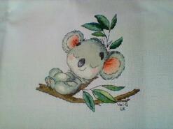 Cross stitch square for Ivy S's quilt