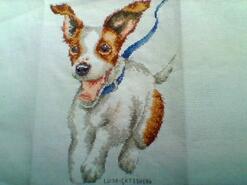 Cross stitch square for Ivy S's quilt
