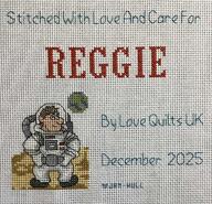 Cross stitch square for Reggie G's quilt