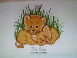 Cross stitch square for Elijah S's quilt
