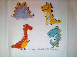 Cross stitch square for Maddison's quilt