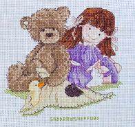 Cross stitch square for A W's quilt