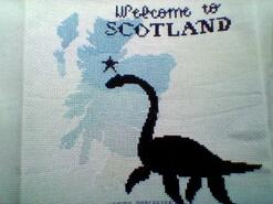 Cross stitch square for Joshua C's quilt
