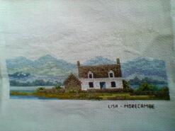 Cross stitch square for Joshua C's quilt