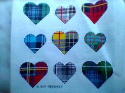Cross stitch square for Joshua C's quilt
