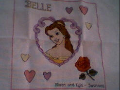 Cross stitch square for Evie-Anne's quilt