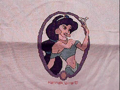 Cross stitch square for Evie-Anne's quilt