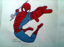 Cross stitch square for Logan B's quilt
