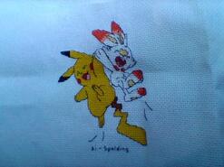 Cross stitch square for James W's quilt