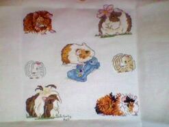 Cross stitch square for Stanley's quilt