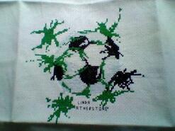 Cross stitch square for Luke D's quilt