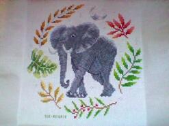 Cross stitch square for Faris H's quilt