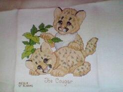 Cross stitch square for Faris H's quilt