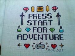 Cross stitch square for Isaac W's quilt