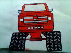 Cross stitch square for Jace H's quilt