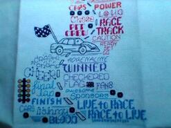 Cross stitch square for Jace H's quilt
