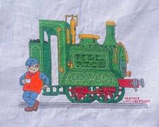 Cross stitch square for Henryk's quilt