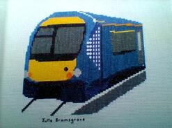 Cross stitch square for Henryk's quilt