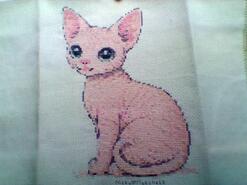 Cross stitch square for Araya N's quilt
