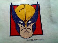 Cross stitch square for Joshua N's quilt