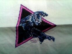 Cross stitch square for Joshua N's quilt