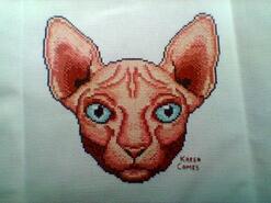 Cross stitch square
