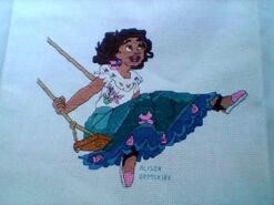 Cross stitch square for Husna A's quilt