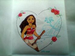 Cross stitch square for Husna A's quilt
