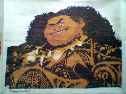 Cross stitch square for Husna A's quilt