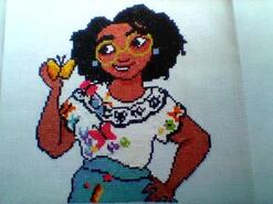 Cross stitch square for Husna A's quilt