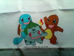 Cross stitch square