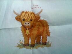 Cross stitch square for Vinny W's quilt