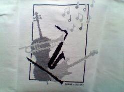 Cross stitch square for Livie J's quilt
