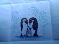 Cross stitch square for Anaya K's quilt