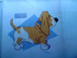 Cross stitch square for Olivia's quilt